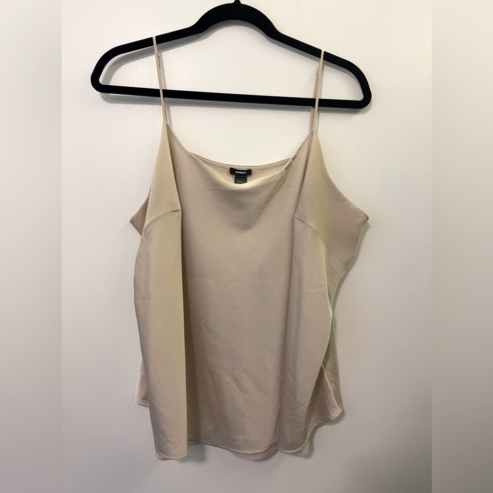 Express Satin Cowl Neck Cami